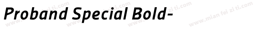 Proband Special Bold字体转换
